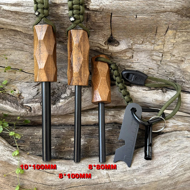 Ferro Rod Striker - New Outdoor Flint Fire Starter with