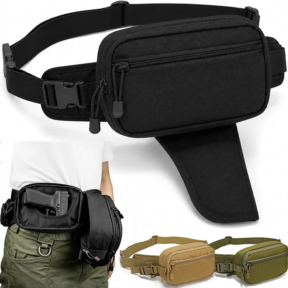 Edc Carry Bag For Pistol - Concealed Carry Fanny Pack with Pistol