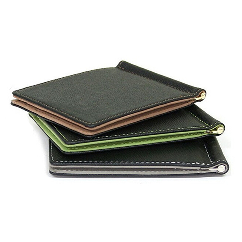 Slim nam da kẹp tiền Ví Nữ Ví  - đánh giá và giá Money Clip Magnetic