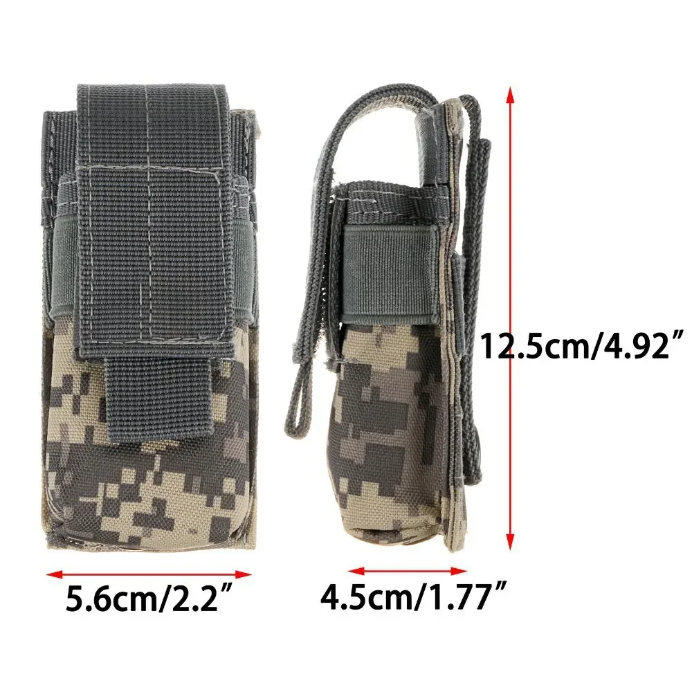 Tactical Molle Flashlight Pouc - đánh giá và giá Edc Concealed Carry Bag