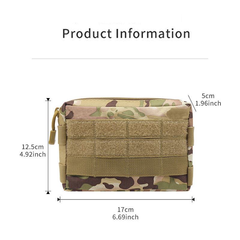 Tactical Molle Waist Pack 600D - đánh giá và giá Edc Carry Belt Pouch