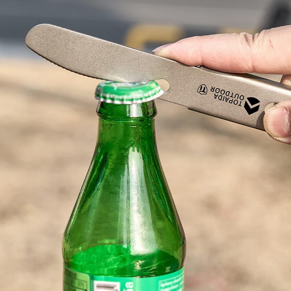 3 in 1 Titanium Camping Fork S - đánh giá và giá Edc Everyday Carry Knives